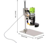 Coupe-bouteilles électrique - Machine à couper les bouteilles 150 W - Vitesse réglable de 2 000 à 6 000 tr/min - Kit - Vert
