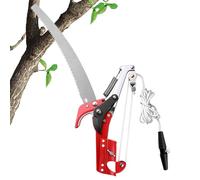 Coupe-branches à long manche réglable et robuste | Scie à tige pour couper les arbres pour cour, jardin, terrasse, pelouse, prairier, palmiers, jardinage, forêt