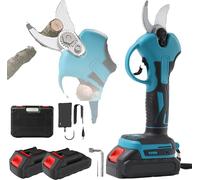 Coupe-branches, électrique sans fil, design ergonomique, 2 batteries, EU