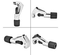 Coupe-câble avec Profondeur de Lame Réglable | Construction métallique, lames tranchantes, pour dénudage de 4 à 28 mm, compatible avec les tubes en aluminium et en cuivre