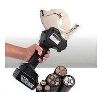 Coupe-câble hydraulique électrique portable - Capacité de 75 mm, très résistant pour câbles Cu/Al et blindés, idéal pour 50 m de longueur