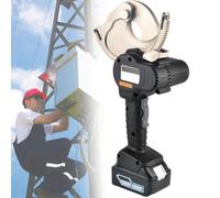 Coupe-câble hydraulique électrique portable - Capacité de 75 mm, très résistant pour câbles Cu/Al et blindés, idéal pour 50 m de longueur