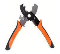 Coupe-câble professionnel de 17,8 cm | Outil multifonction pour câbles Al/Cu et Comm 8-14 AWG