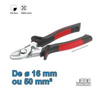 Coupe-câble une main Ø16 mm - Section 50 mm² - CIMCO 120104