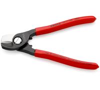 Coupe-câbles 165mm - D15mm / 50mm² Cu/Al - Gainage PVC KNIPEX - 9511165SB