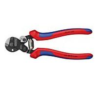 Knipex Coupe-câbles 95 62 160 – pour câbles métalliques haute résistance – poignées multimatières