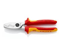 Coupe-câbles KNIPEX à double tranchants - Isolés 1000 V - Ø 20 mm - 95 16 200