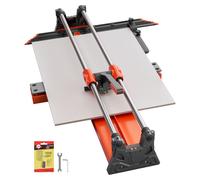 Coupe-carreaux SucceBuy 1000 mm, machine à couper avec tête de coupe mobile et base à ressort, butée angulaire, disque de coupe en carbure de tungstène, aide à l'alignement, adapté aux carreaux en cér