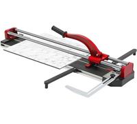 Coupe-carrelage professionnel de 80 cm, épaisseur de coupe de 15 mm, machine de découpe de carrelage, coupe-carrelage manuel, outil de découpe de carrelage manuel (avec supports d'équilibrage et règle
