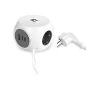- Coupe-circuit - 30W PD USB-C, 30W QC USB-A - entrée : power CEE 7/7 - connecteurs de sortie : 3 (3 x alimentation Type F, 2 x USB-C, USB type A) -