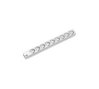 Bachmann Multiprise 19'' 333.418 9 prises 1U câble 2,0 m gris clair RAL 7035 France et Belgique