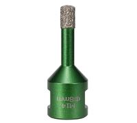 Coupe-cloche avec revêtement en diamant M14 pour céramique, verre, marbre - Coupe haute vitesse de 6 à 50 mm avec dents anti-vibrations pour rénovation