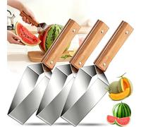 Coupe-Cube de Pastèque Trancheuse de Pastèque en Acier Inoxydable Outil Trancheuse de Fruits Multifonction Coupeur de Trancheuse de Légumes Portatif pour Cuisine,Fêtes de Famille,Camping (A3)