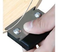 Coupe de bord de placage - Cutter manuel de bandes à bord rouillé avec lame en acier en carbone | Outil de menuiserie à poignée étanche pour PVC, ABS, placage en bois, bandes de stratifié, coupe-final