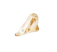Coupe en verre de Murano ambre de rechange pour lustre, plafonnier, applique murale, petit culot E14 Col. Pointe longue miel