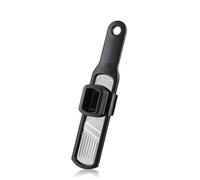 GEFU Râpe et coupe-ail RAFINO 50472 double face Noir et Argent