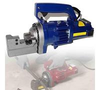 Coupe-fer à béton hydraulique électrique 1250 W, coupe des barres d'armature de 4 à 20 mm, vitesse de coupe de 3 à 3,5 s, coupe-barres hydraulique portable, pour différents types d'acier. Blue
