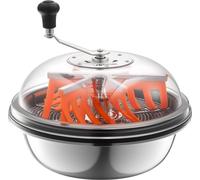 Coupe-feuilles Bud Leaf Bowl, coupe-feuilles manuel 420 mm, avec lames tranchantes en acier inoxydable, coupe visuelle, machine de coupe hydroponique humide et sèche, coupe par rotation pour les feuil