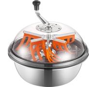 Coupe-feuilles Bud Leaf Bowl, coupe-feuilles manuel de 490 mm, avec lames tranchantes en acier inoxydable, coupe visuelle, machine de coupe hydroponique humide et sèche, coupe par rotation pour les fe