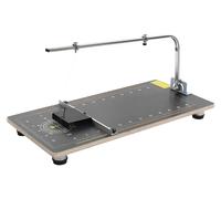 Coupe-fil chaud - Coupe-mousse et coupe-polystyrène - 24 W - 220 V CA - Température réglable - Angle de 0 à 45° - Coupe 55 × 20 cm - Noir