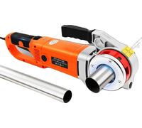 Coupe-filet électrique pour tubes, puissance de 2300W, vitesse de 26 tours par minute, inclut 6 matrices, tension de 230V, poignée ergonomique