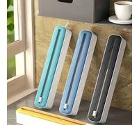 Coupe-film alimentaire réutilisable en plastique et distributeur, scelleur de cuisine multifonction pour film étirable, papier aluminium, papier de cuisson et papier ciré, matériau plastique, grand co