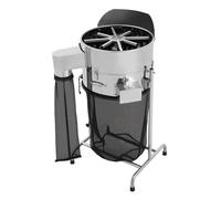 Coupe-fleurs électrique 220 V, inclinable, 3 niveaux, 45,7 cm | Base stable avec repose-pieds, poignée ergonomique, acier inoxydable, coupe précise pour jardins de maison