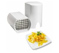 Coupe Frite,Triomphe Coupe Frites Manuel,Coupe Frites Professionnel,Coupe Pomme de Terre pour Frite,Grille Coupe Frite INOX (Blanc)
