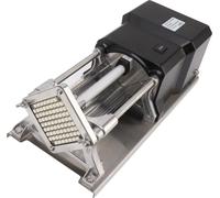Coupe-frites électrique en acier inoxydable robuste, pour la fabrication de chips de pommes de terre, adaptée à un usage commercial et domestique, compatible avec une tension de 100-240V, avec prise e