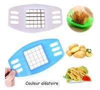 Coupe-Frites - Manuel - Acier Inoxydable - Ergonomique - Antidérapant - 2 Pièces