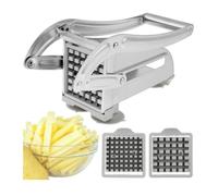Coupe-frites - Non spécifié - Manuel - Acier inoxydable - 2 lames de rechange - Antidérapant