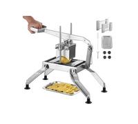 Coupe-frites Trancheuse à Légumes en Inox Pieds Antidérapants 2 Tailles 0,48/0,95cm