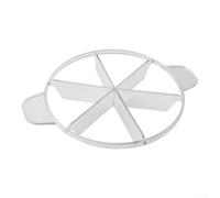 Coupe-gâteau en Acier avec Guide de Découpe pour précis pour Fêtes et Anniversaires - Outil de Portionnement pour idéal Sirène(transparent)