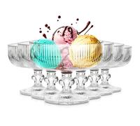 Coupe glace verre 270 ml 6 pcs coupe à dessert coupe pudding cuisine