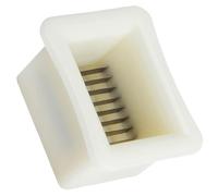 Coupe-haricots en Acier Inoxydable et PP Blanc Multifonction | Légumes et Fruits, Coupe en Tranches Lanières, Usage la Cuisine, Outil Compact, Style Blanc