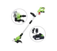 vidaXL Coupe-bordures télescopique avec pack de batteries 20 V 1500 mAh Li-Ion
