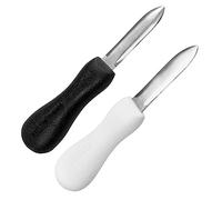 Coupe-huîtres 2 Pièces en Acier Inoxydable, Ouvre-fruits de Mer Compact | Lancette Huitre, Ouvre Huîtres et Palourdes, Usage Bbq et Dîner, Format Pratique
