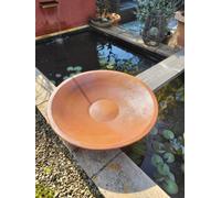 Coupe inox ronde 60 cm, fond plat