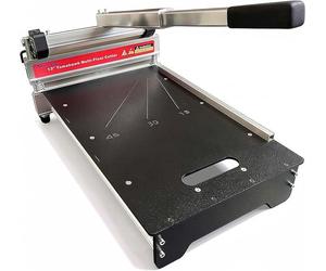 Coupe-lames professionnel de 330 mm pour stratifiés et revêtements de sol en vinyle, adapté aux sols en bambou, aux bois durs, au parquet, aux stratifiés, à l'HDF, au MDF, aux revêtements de sol en vi