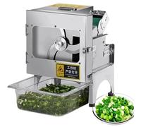 Coupe-légumes électrique 200 W, coupe alimentaire commerciale avec épaisseur réglable de 1,3 à 35 mm, traite jusqu'à 200 kg/heure pour oignons, poireaux, pommes de terre et tomates