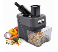 Coupe-légumes électrique 3 en 1, en cubes, râpe et tranches | 3 lames, coupe-légumes électrique professionnel pour concombre, pommes de terre, carottes, oignons, fruits, gastronomie