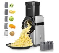 Coupe-légumes électrique 5-en-1, 80 W, 10 lames, sans BPA
