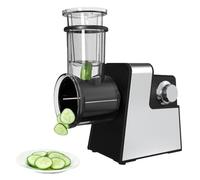 Coupe-légumes électrique, 5 lames, râpe électrique 5 en 1, Tranches fines, tranche épaisses, râpage épai, râpage fin, râpé,