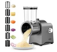 Coupe-légumes électrique 6 en 1, 250 W, en acier inoxydable
