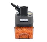 Coupe-légumes électrique avec 2 grandes ouvertures de remplissage et 3 lames de 8 x 8 mm, coupe en dés de 2,5 mm, découpe de 2,5 mm, disque de coupe de 2,5 mm