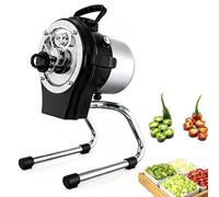 Coupe-légumes Électrique Professionnel 110 W, Lame Haute Vitesse 6000 Tr/min, Épaisseur De Coupe Réglable De 1 À 5 Mm, Conception À Plusieurs Orifices Dalimentation
