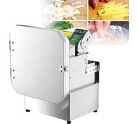 Coupe-Légumes Électrique Professionnel 220W, Épaisseur Réglable 1,3-35 mm, 150 kg/h pour Oignons Ail Gingembre Piment Pommes de Terre, Découpe et Râpe pour Restaurant et Maison