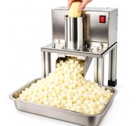 Coupe-légumes Électrique Professionnel, Machine À Dés En Acier Inoxydable Avec Coupes 10 Mm 12 Mm 15 Mm, Trémie Supérieure Pour Pommes De Terre Radis Concombres Et Préparation 15mm