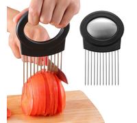 Coupe-légumes en acier inoxydable avec poignée antidérapante pour intérieur, extérieur, maison, restaurant, camping, légumes, fruits, citron, tomate, œuf Ca