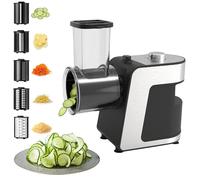 Coupe-légumes et fruits électrique multifonctionnel pour la maison, hachoir électrique pour légumes, trancheuse à pommes de terre, carottes et salades, outils électriques noir